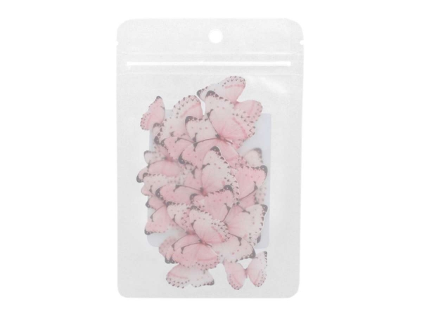 Esspapier / Wafer Paper - Rosa Schmetterlinge